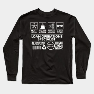 Loan Operations Specialist black Long Sleeve T-Shirt